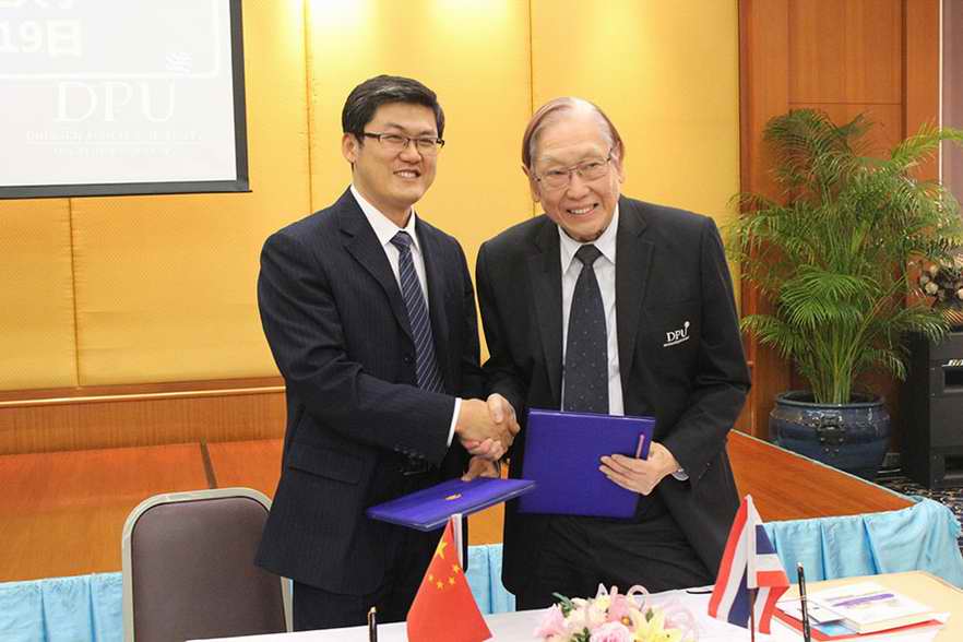 博仁大学与广西财经学院外国语学院签署框架性合作协议